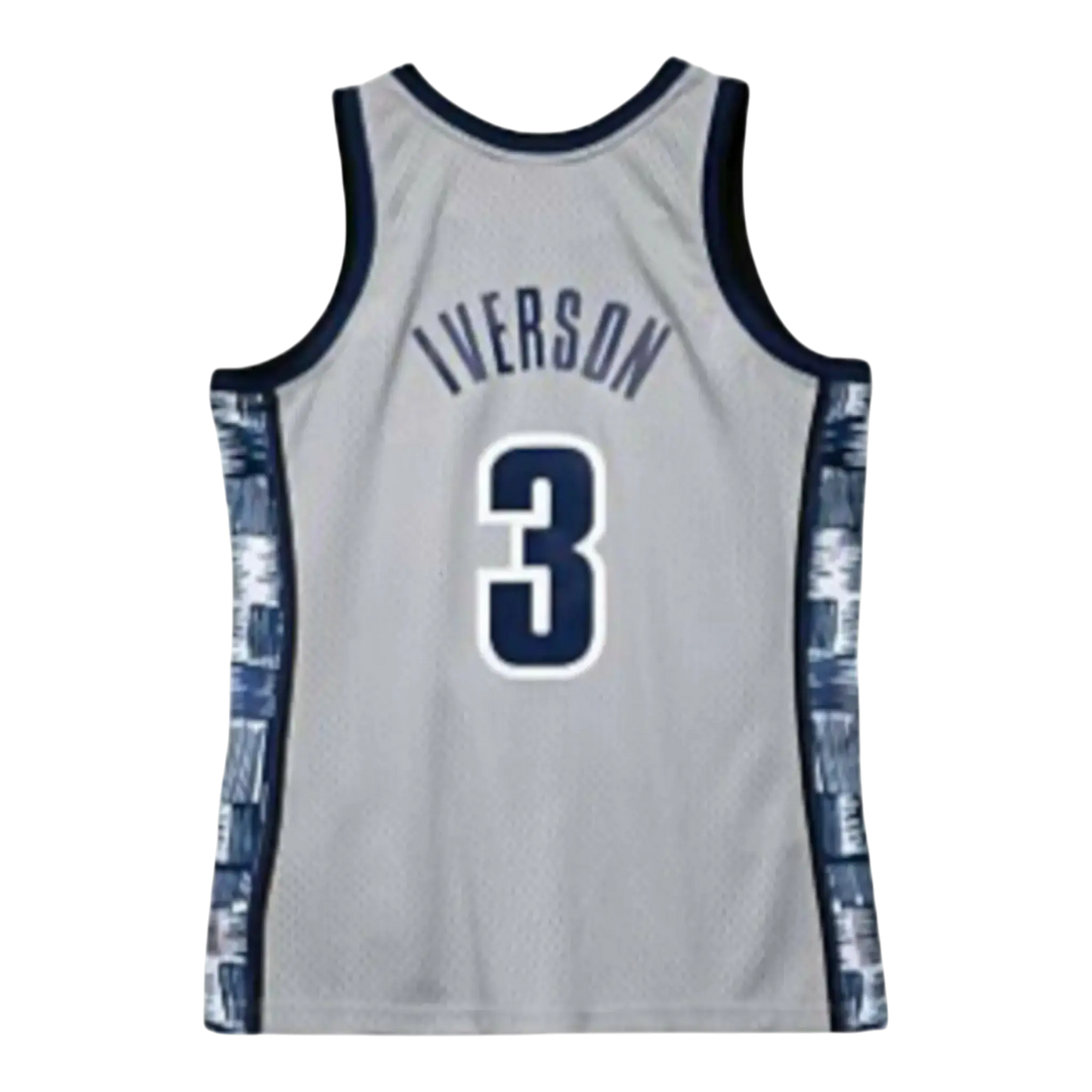 Mitchell & Ness Swingman Georgetown University 1995-96 Allen Iverson Men Jersey Grey/Navy/White