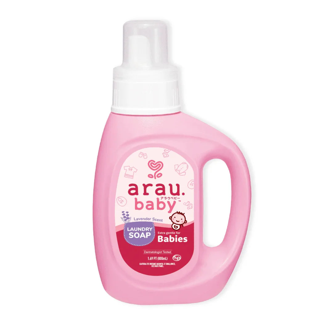 Arau.baby - Baby Laundry Soap, 1.69 pt (Pack of 8) - Gentle Plant-Based