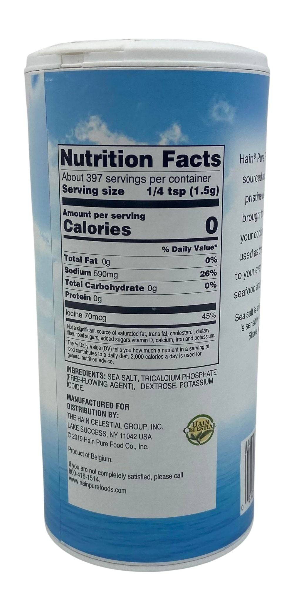 Sea Salt, Iodized - KEHE - STORE