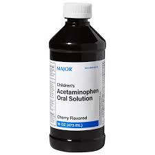 Children’s Acetaminophen Oral Solution 160mg/5mL, Cherry Flavor, 16 fl oz (473mL)