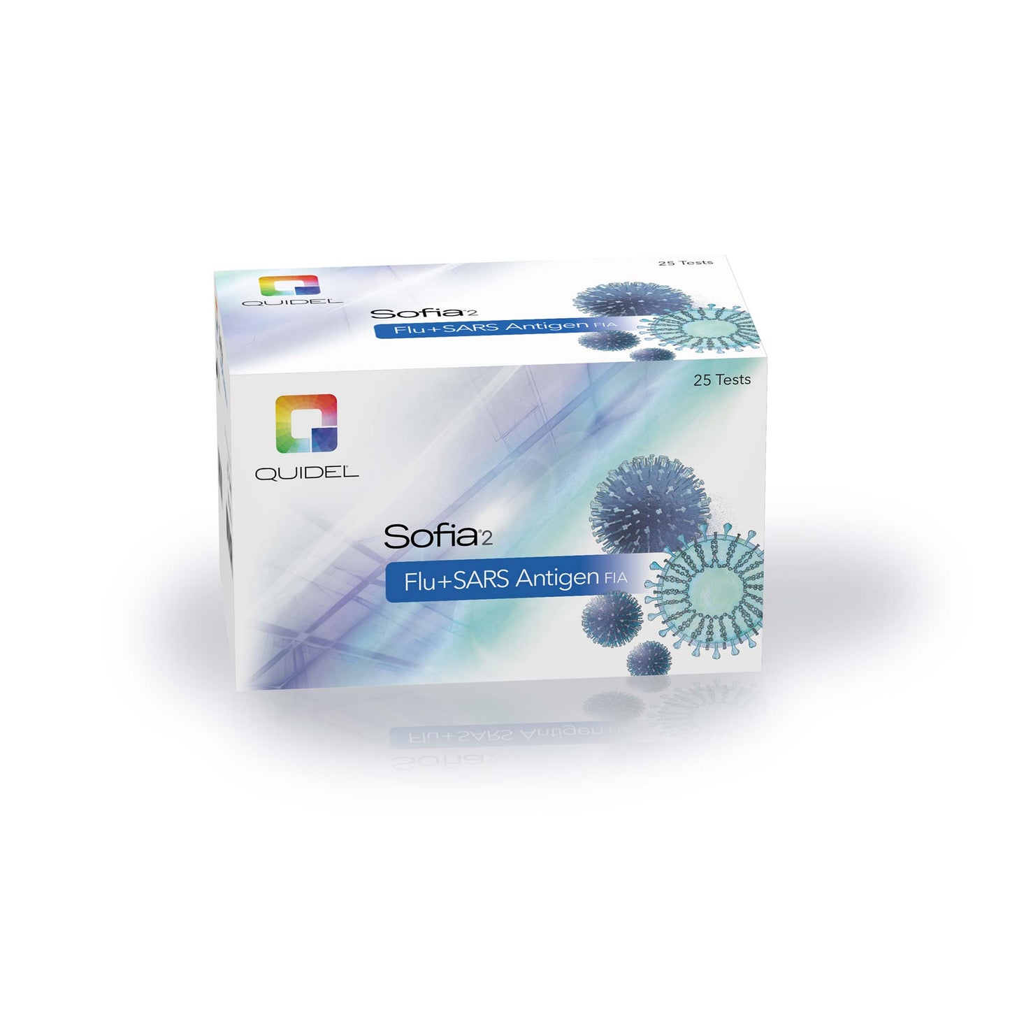 Sofia 2 Flu + SARS Antigen FIA Test Kit, 25 Tests (POCT)