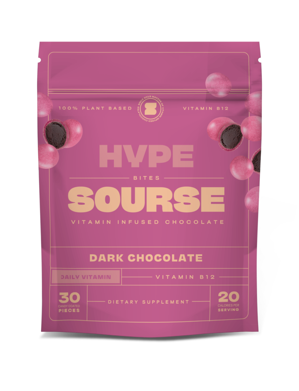 Hype Bites Chocolat: Vitamin Infused, 6-Pack 2.2 Oz