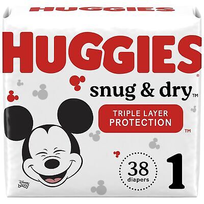 Huggies Snug Dry Diapers Size 1 38 Ct , Briefs