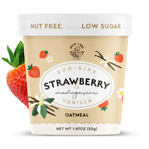 Mylk Labs Oatmeal Straw/Mudslide Vanilla, 1.87 oz, Pack of 6