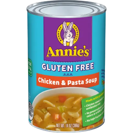 Annie's Homegrown Gluten-Free Chicken Pasta Soup, 14 Oz (Pack of 8)