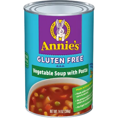 Annie's Homegrown Gluten-Free Vegetable Pasta Soup Variety Pack (Pack of 8 - 14 oz.)