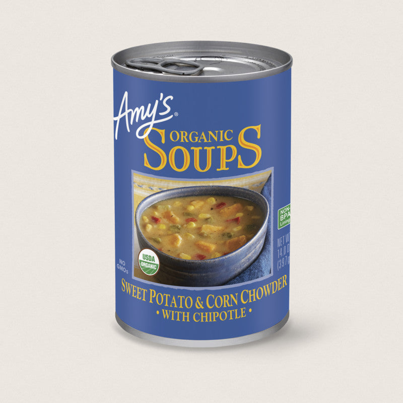 Amy's Organic Low-Sodium Sweet Potato Corn Soup (Pack of 12-14 Oz)
