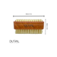 Dural Pear Wood Hand & Nails Brush With Pure Natural Bristles - 4/6 Rows