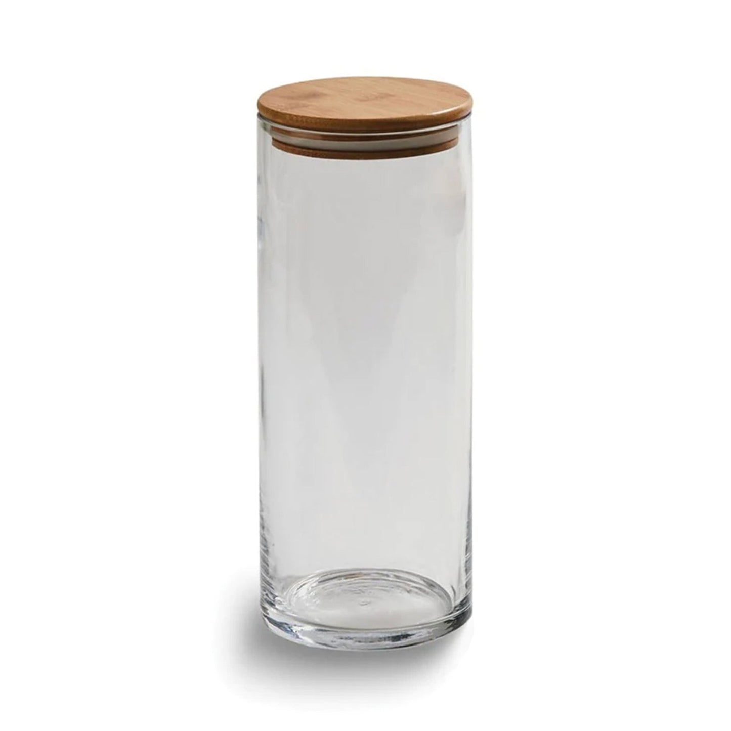 Large Round Glass Storage Container with Bamboo Lid by Creative Gifts