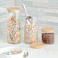Large Round Glass Storage Container with Bamboo Lid by Creative Gifts