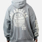 Pro Standard La Dodgers Street Team Hoodie - Washed Grey