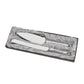 Knife & Server Set With 2-tone Handles by Creative Gifts