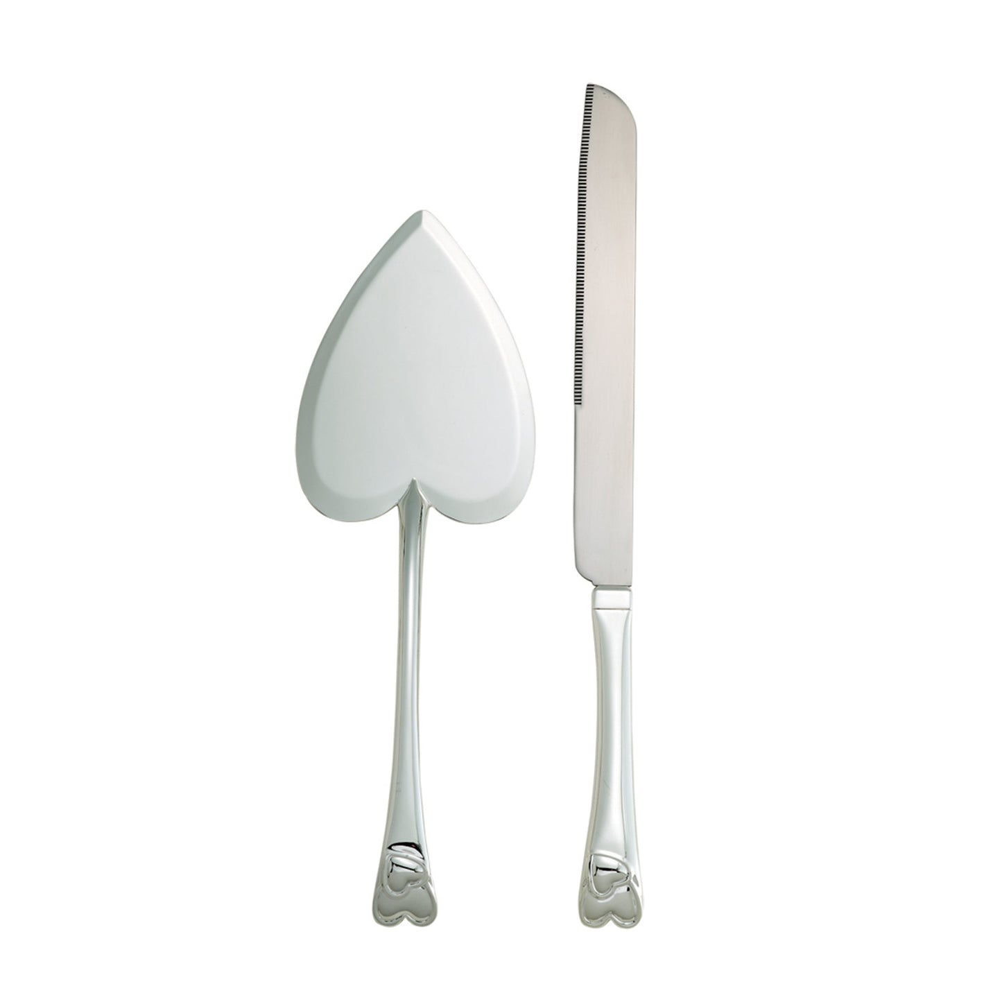 Knife & Server Set With Heart Motif by Creative Gifts