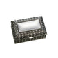 Silverplated Rectangular Box with Beaded Antique Design, 2.25" by Creative Gifts