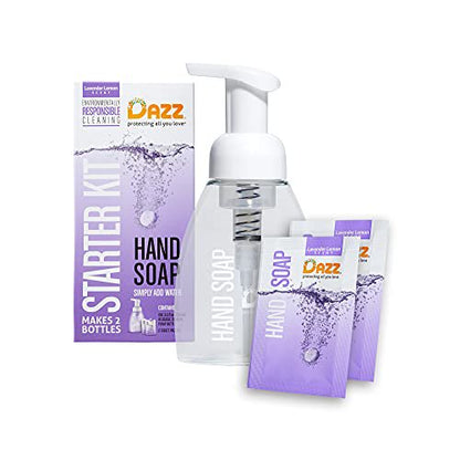 Dazz Hand Soap Foam Refill, 4 Ct Pack, Case of 12
