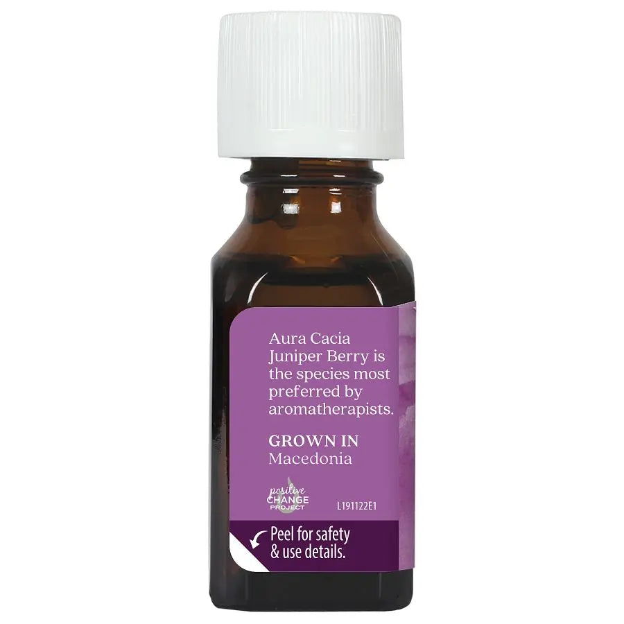 Aura Cacia Organic Juniper Berry Essential Oil, 0.5 fl oz
