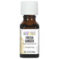 Aura Cacia Fresh Ginger Essential Oil, 0.5 Fl Oz, Pure & Energizing Aromatherapy