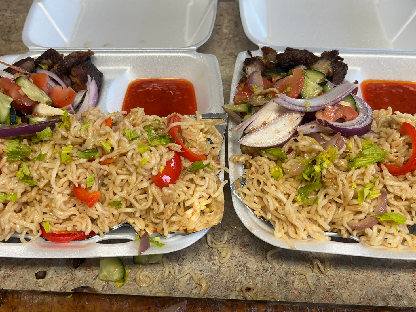 Noodles with Beef Suya