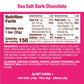 Munk Pack Keto Nut & Seed Bar, Sea Salt Dark Chocolate, 1.23 Oz., 12-Pack
