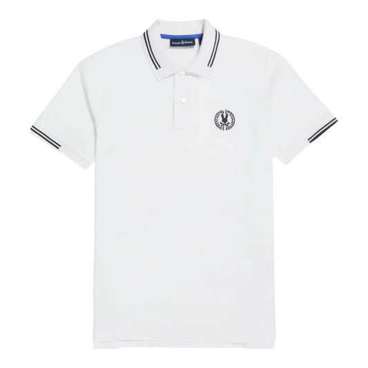 Psycho Bunny Santa Fe Pique Men Polo Shirt White