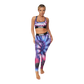 PSD x Playboy Spiral Dye Women Leggings Purple Tie-Dye