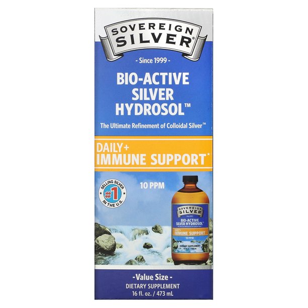 Sovereign Silver Immune Support, Liquid, 16 Fl Oz