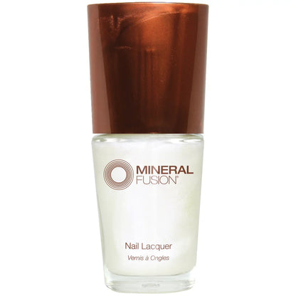 Mineral Fusion White Star Nail Polish - High-Shine & Long-Lasting Formula - 0.33oz