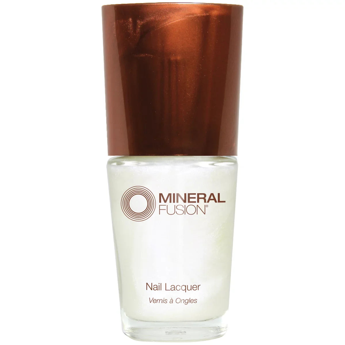 Mineral Fusion White Star Nail Polish - High-Shine & Long-Lasting Formula - 0.33oz