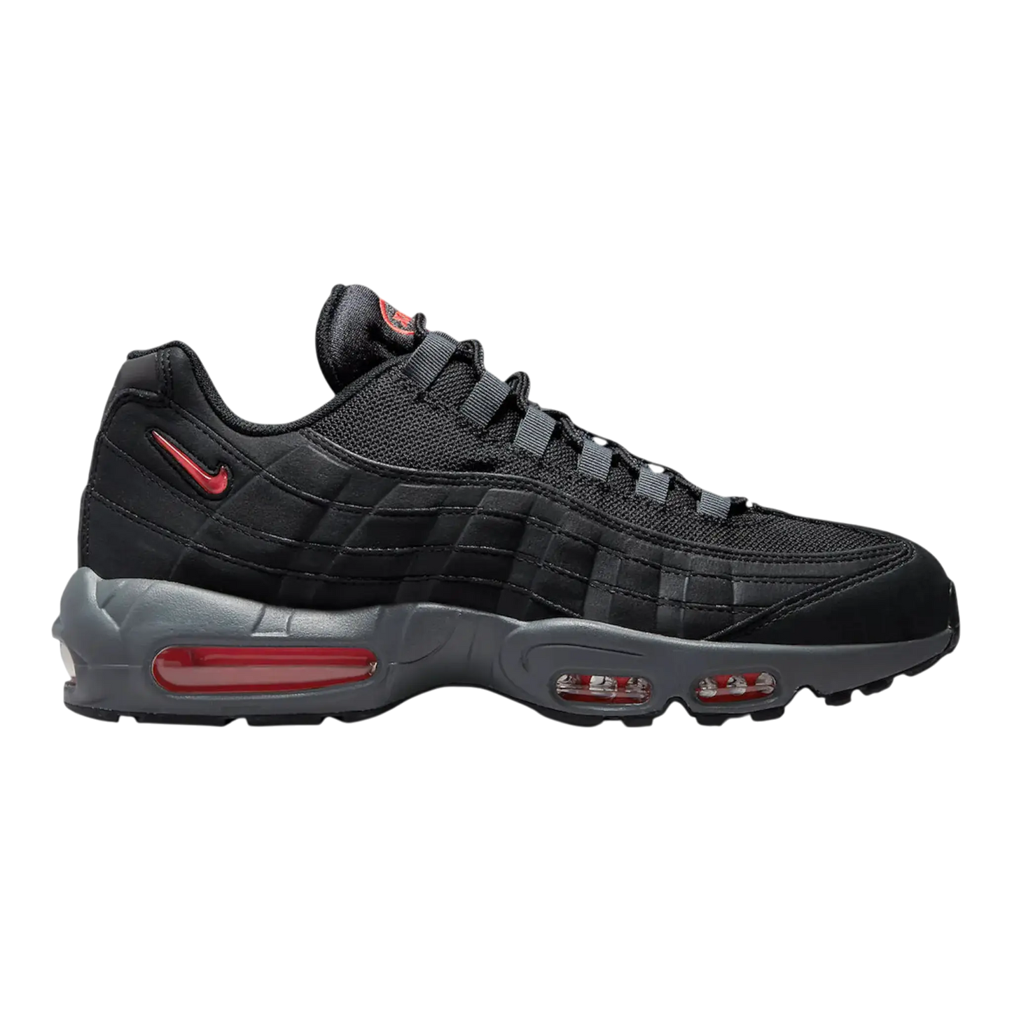 Nike Air Max 95 Men Sneakers Black University Red Dark Grey White