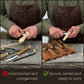 10 Pocket Leather Tool Roll