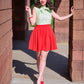 Tomato Skater Skirt