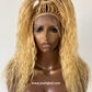 100% Human Hair Deep Wave Wig "HD Full Lace" (Blondiva)