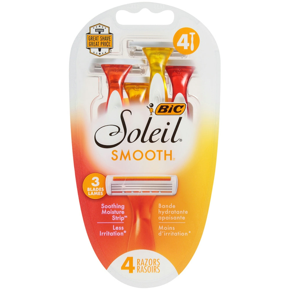 BiC Bi C Soleil 3 Blades Smooth Razors