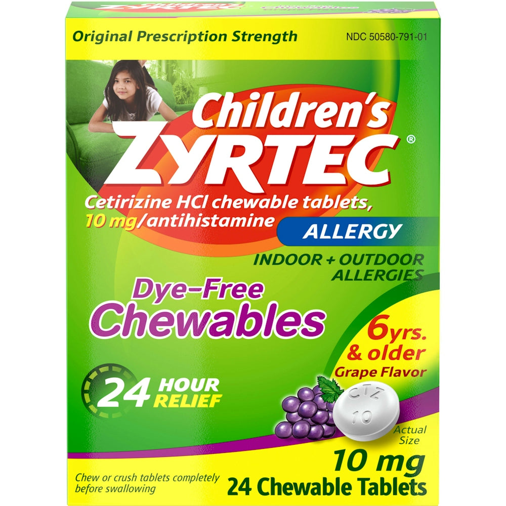 Zyrtec  Cw 10 mg  24 Chd Odt 24H Grp