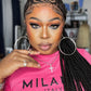 Feeding Braid Wig (Medium Brown Full Lace) Color 1B, Waist Length - Sharon