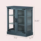 Modern Glass Door Cabinet – 3 Styles | Adjustable Shelves | Compact Storage Cupboard