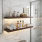Floating Shelves Set of 4 – 15.8" Wall Shelves with Invisible Brackets