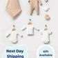 Axel Beige Newborn Coming Home Outfit (10 Pcs)
