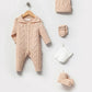 Axel Beige Newborn Coming Home Outfit (10 Pcs)