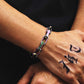 10mm Rainbow Mens Paperclip Bracelet by Bling Proud | Urban Jewelry Online Store