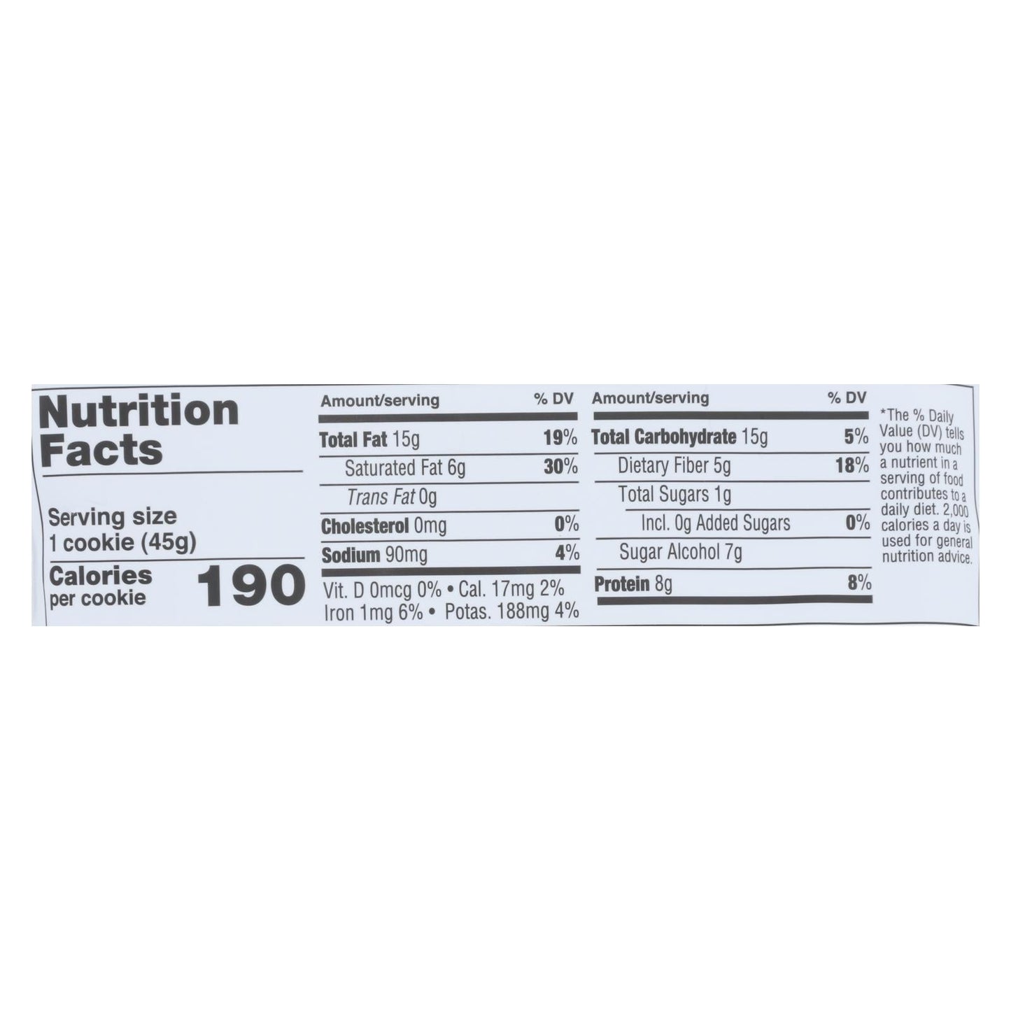 Lenny & Larry's Keto Cookie Peanut Butter Case of 12 - 1.6 Oz Each