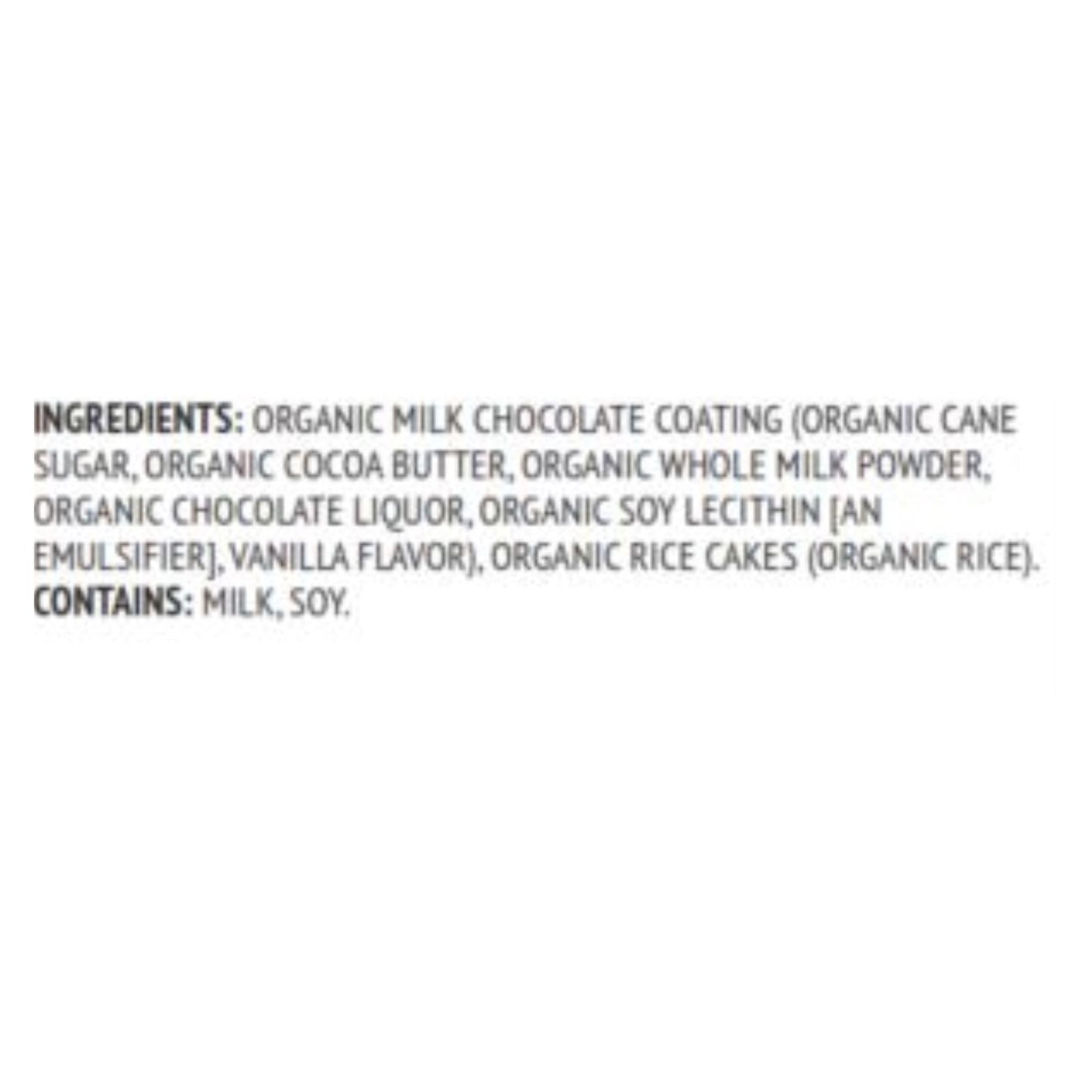 Woodstock Organic Milk Chocolate Rice Bites - 2.1 Oz (Pack of 8)