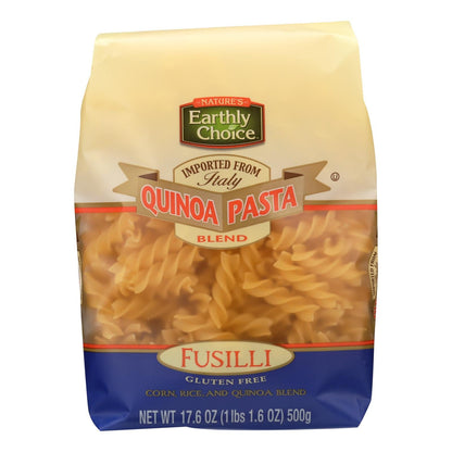 Nature's Earthly Choice Fusilli Quinoa Pasta Blend, Corn & Rice, 17.6 oz (Pack of 6)