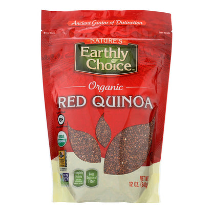 Nature's Earthly Choice Premium Red Quinoa, 12 oz (Pack of 6)