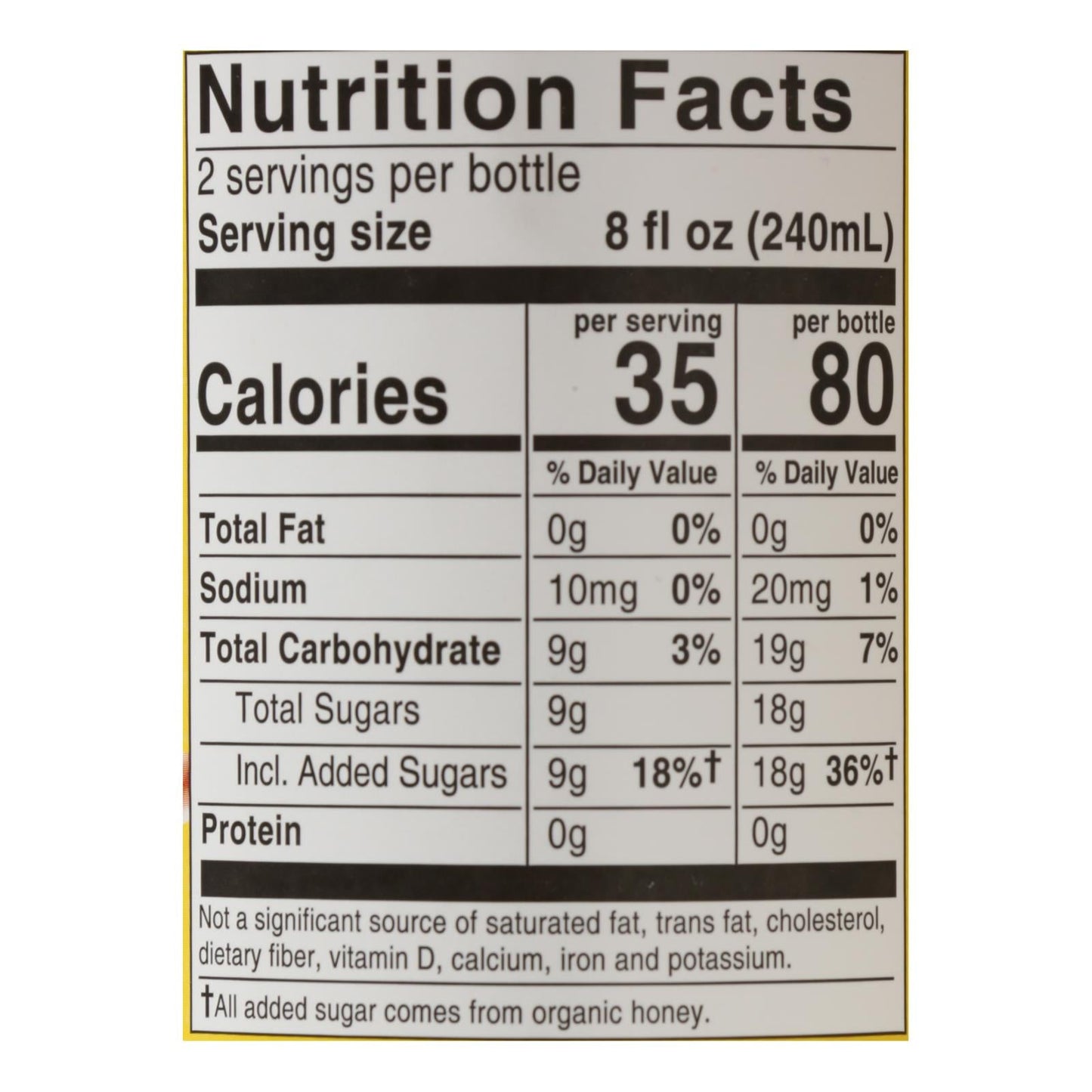 Bragg Apple Cider Vinegar Ginger Lemon Honey Refresh 16 FL OZ - Case of 12