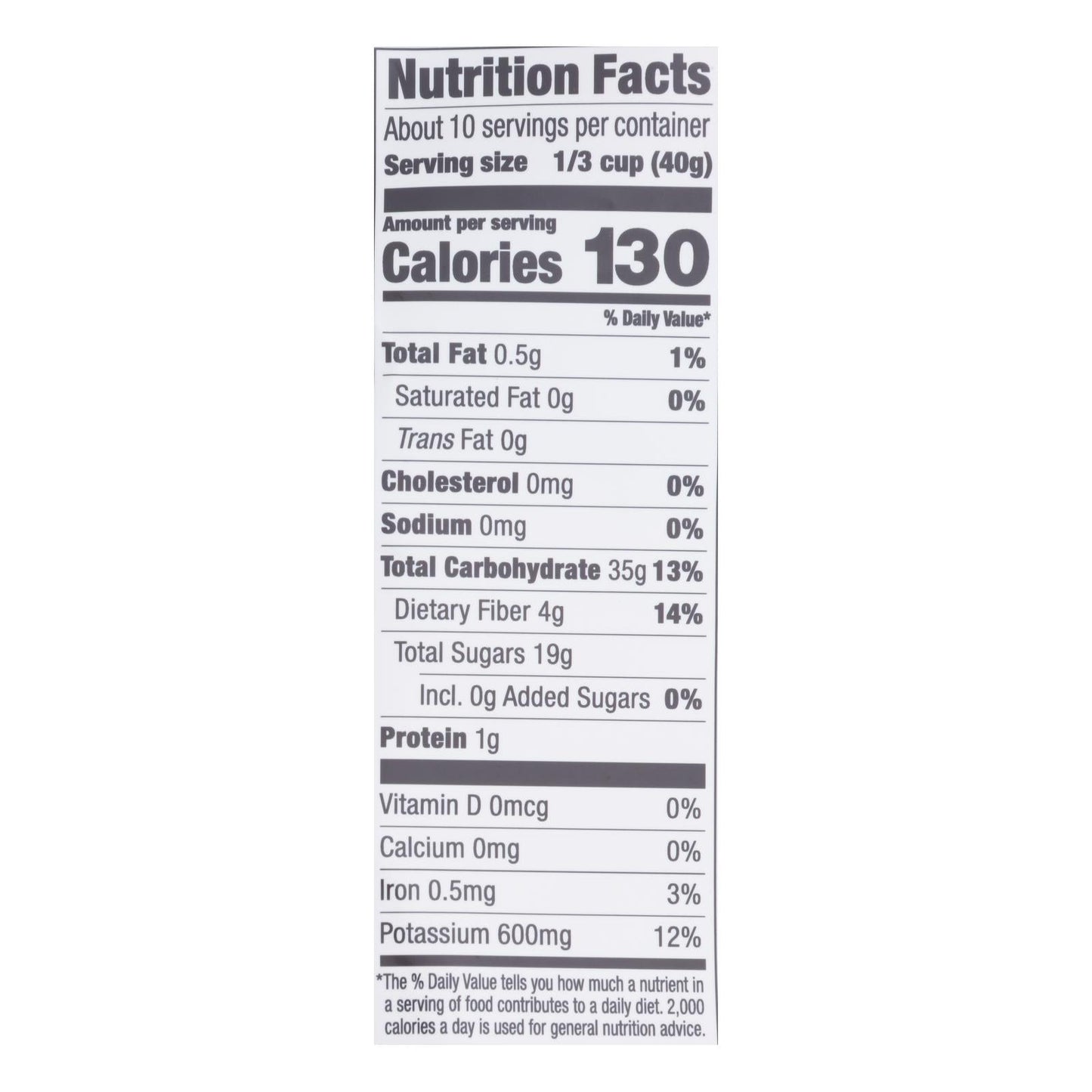 Made In Nature - Banana Dried, 12 Oz (Pack of 6)
