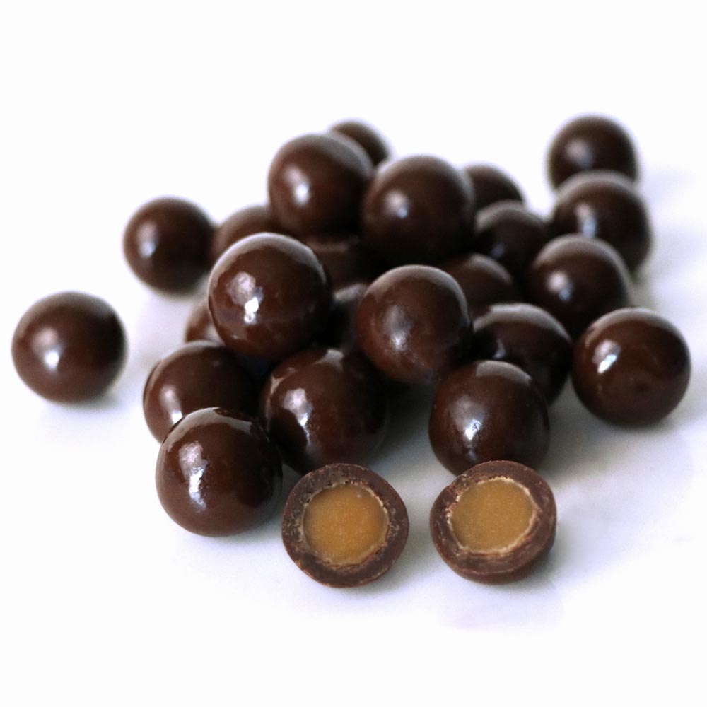 Marich Sea Salt Caramels Dark Chocolate 10-Pound Bulk