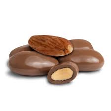 Albanese Milk Chocolate Amaretti Almonds - 10 lb Case