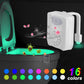 CLEAN BOWL UV Sanitizing Light For Germ Free Toilets With LED Motion Light by VistaShops