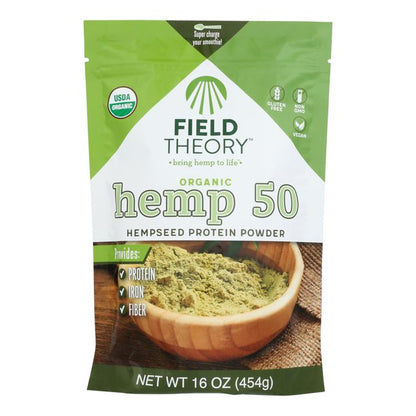 Field Theory Hemp Protein Powder - 16 Oz - Case of 4